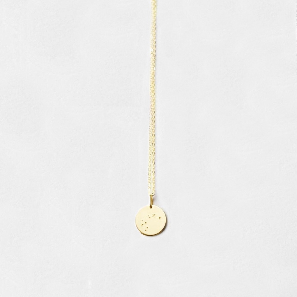 Aquarius Constellation Charm Boho Dainty Necklace - Picture 4 of 15